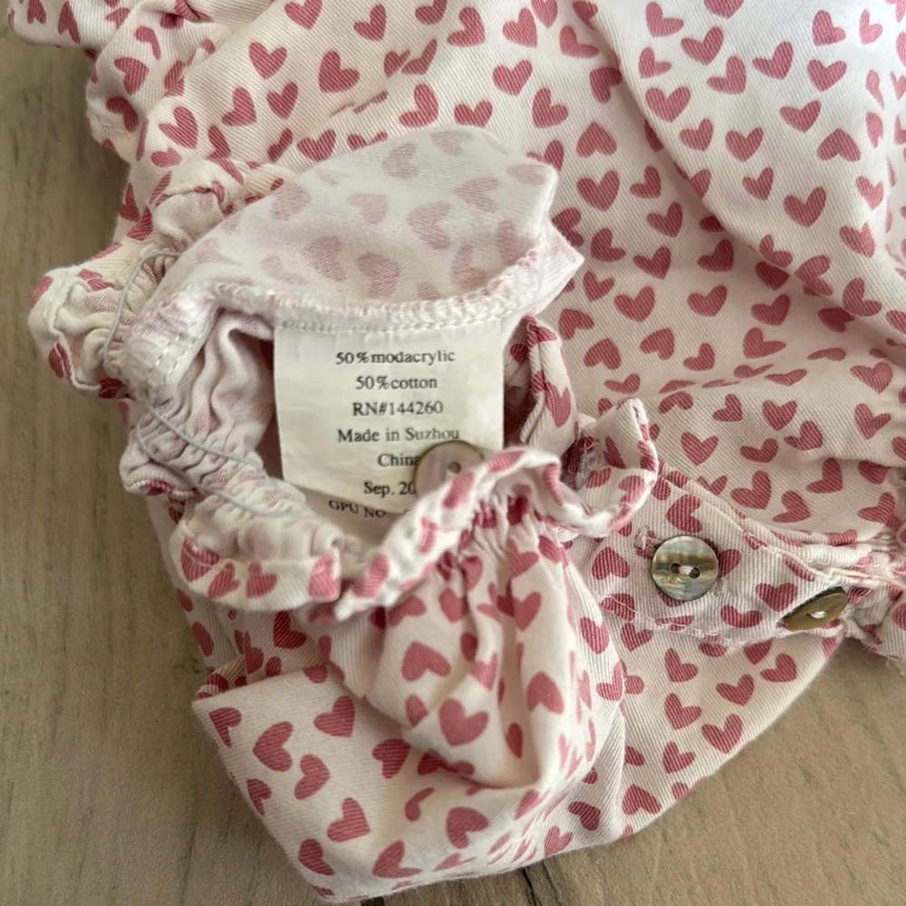 Petite Plume matching TWIN Blue and Pink Baby Outfit Set - Picture 9 of 9